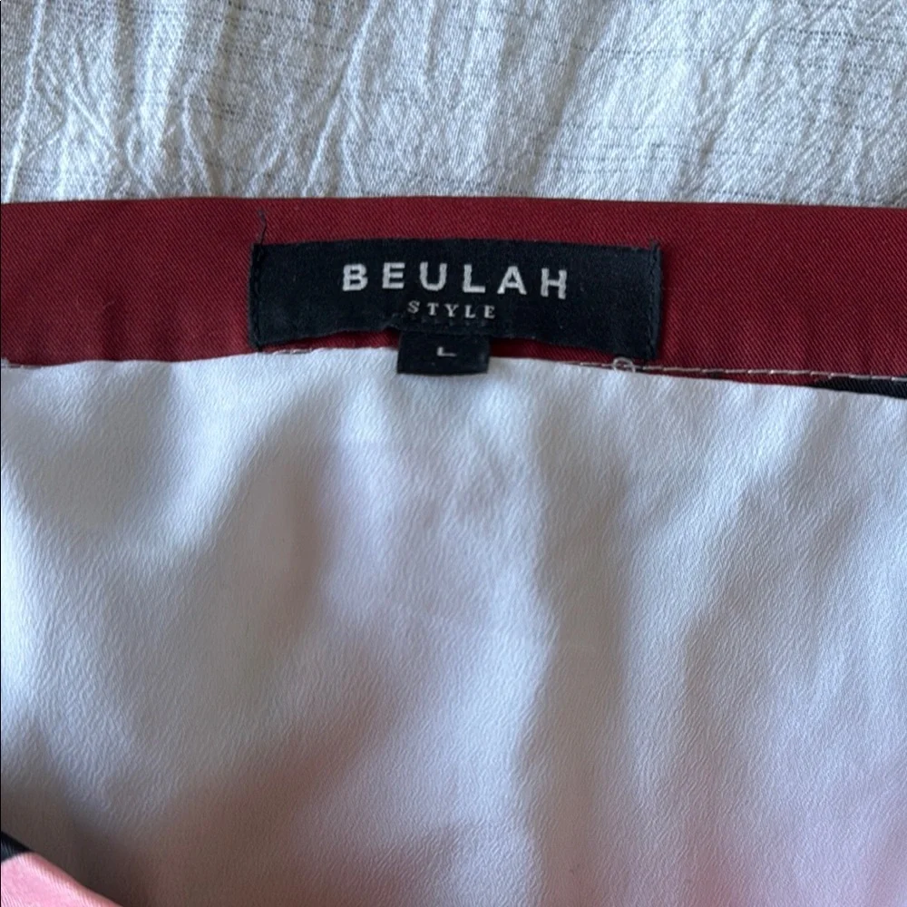Beulah Multicolor Abstract A-Line Skirt‎